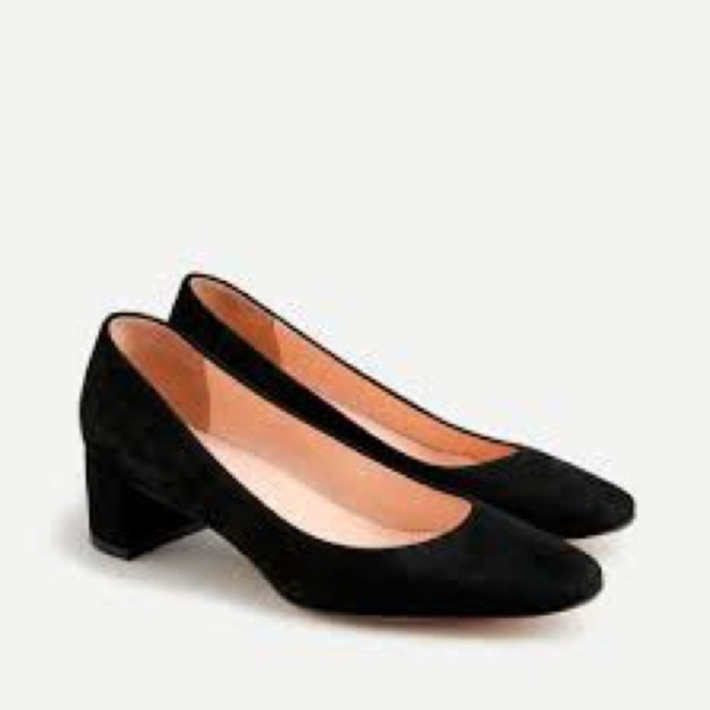 Size 7.5/8 J. Crew Kate pumps in suede women’s heels shoes